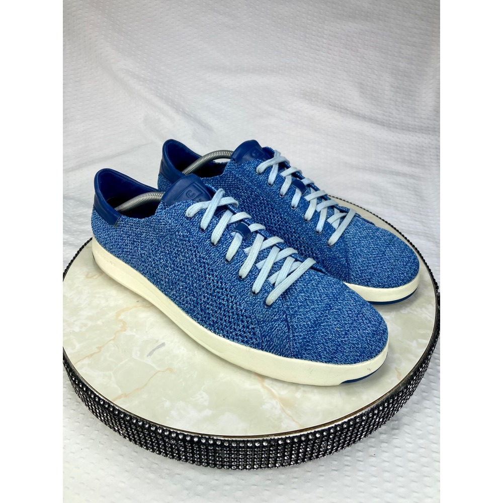 Cole Haan GrandPro Stitchlite Tennis Sneakers Mens 12 Blue Comfort Travel Shoes